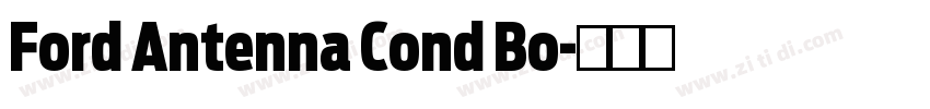Ford Antenna Cond Bo字体转换